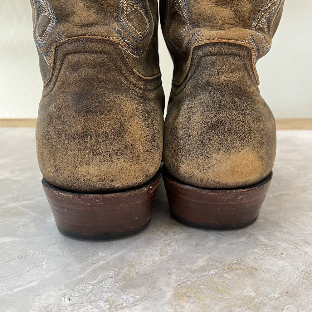Boot Star by Old Gringo Brown Distressed Cowboy Western Boots Mens 13D Leather - Picture 4 of 16